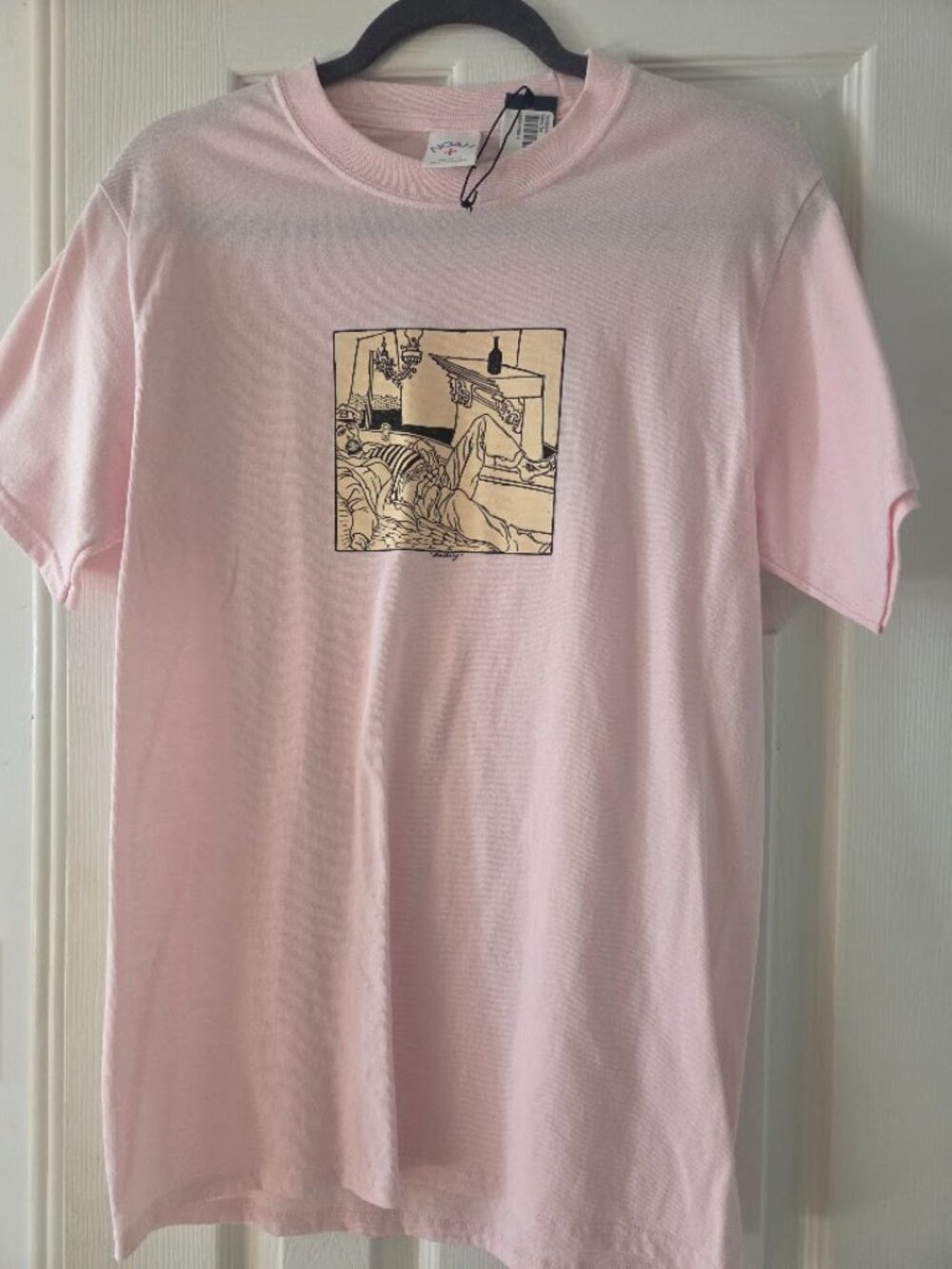 NWT Noah NY Sailing Tee Graphic T-Shirt Light Pink Cotton Men’s Small S